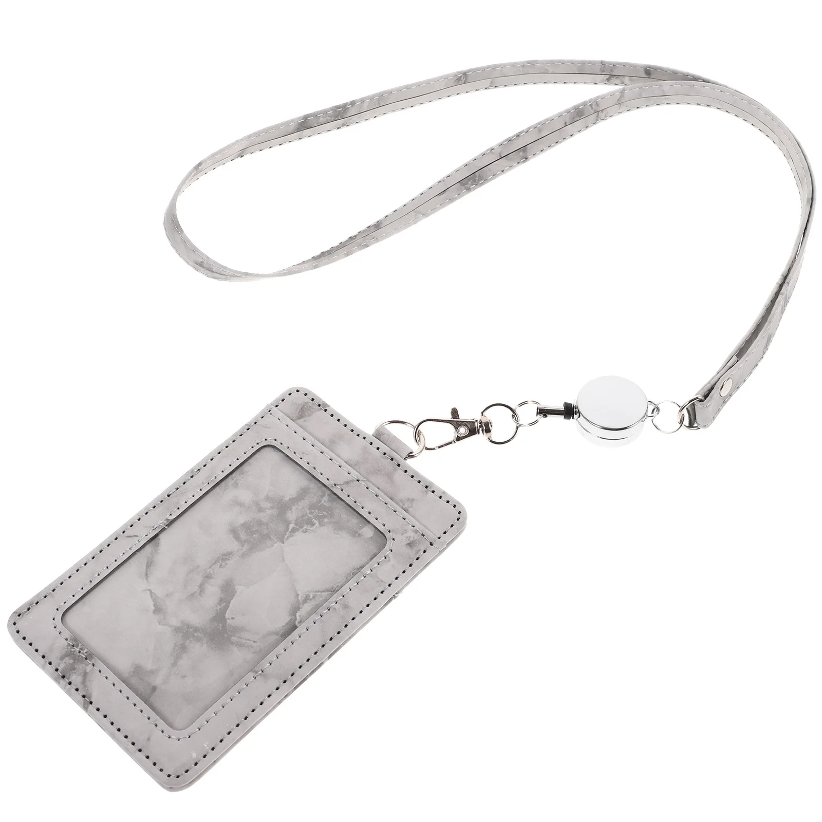 

Badge Reel Id Holder Retractable Bracket Name with Strap Holders Work