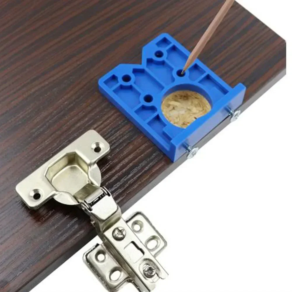 

Cabinet Hinge Jig Tapper Woodworking For Furniture Hand Tools Hole Saw Installation Locator Useful Accessories