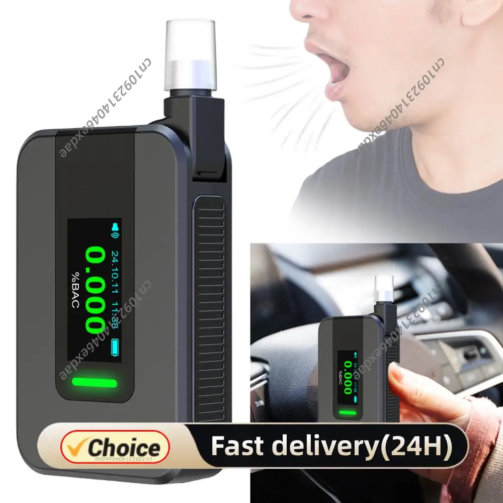 

Электрохимический алкотестер высокой точности, бесконтактный электронный алкотестер, портативный измеритель алкоголя для профессионального использования