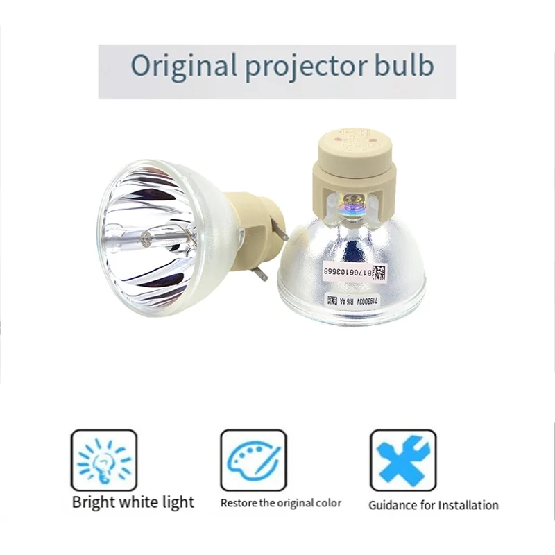 

ELECT-Replacement Bulb P-VIP 240/0.8 E20.9N For Acer H6540BD V6520 GM512 H6521BD X1623H X168 X168H Projector Lamp