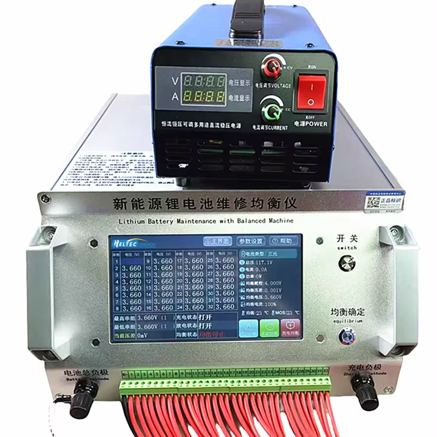 

Heltec 24S/32S 15A 20A 25A Lipo/lifepo4 Battery Balancing Machine/voltage Auto Repair Equipment/Battery Cell Balance Equalizer