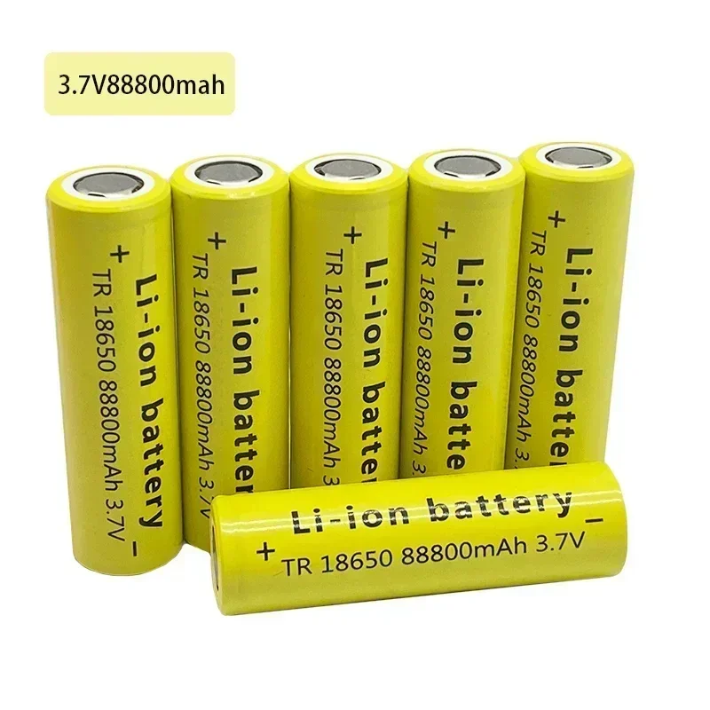 Envio rápido de baterias originais 18650, 88800mah, 3.7 v, 18650 baterias de lanterna, bateria recarregável de lítio, chave de fenda de brinquedo