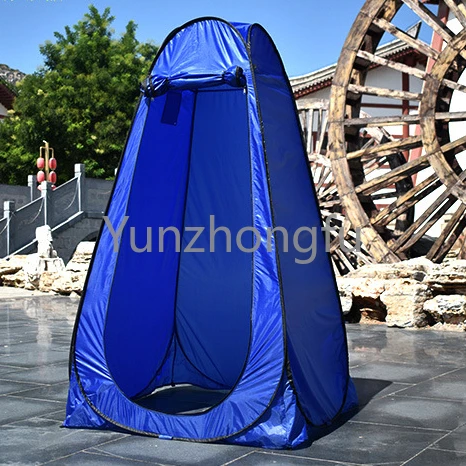 Outdoor Camping Tent Portable Shower Bath Changing Fitting Room Rain Shelter Single t Camp Toilet Rain Shelter Camping Tools