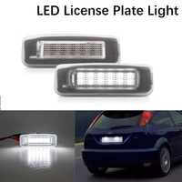 1 Pair For Ford Focus MK1 1998-2005 High Brightness White LED License Plate Light Number Plate Lamp