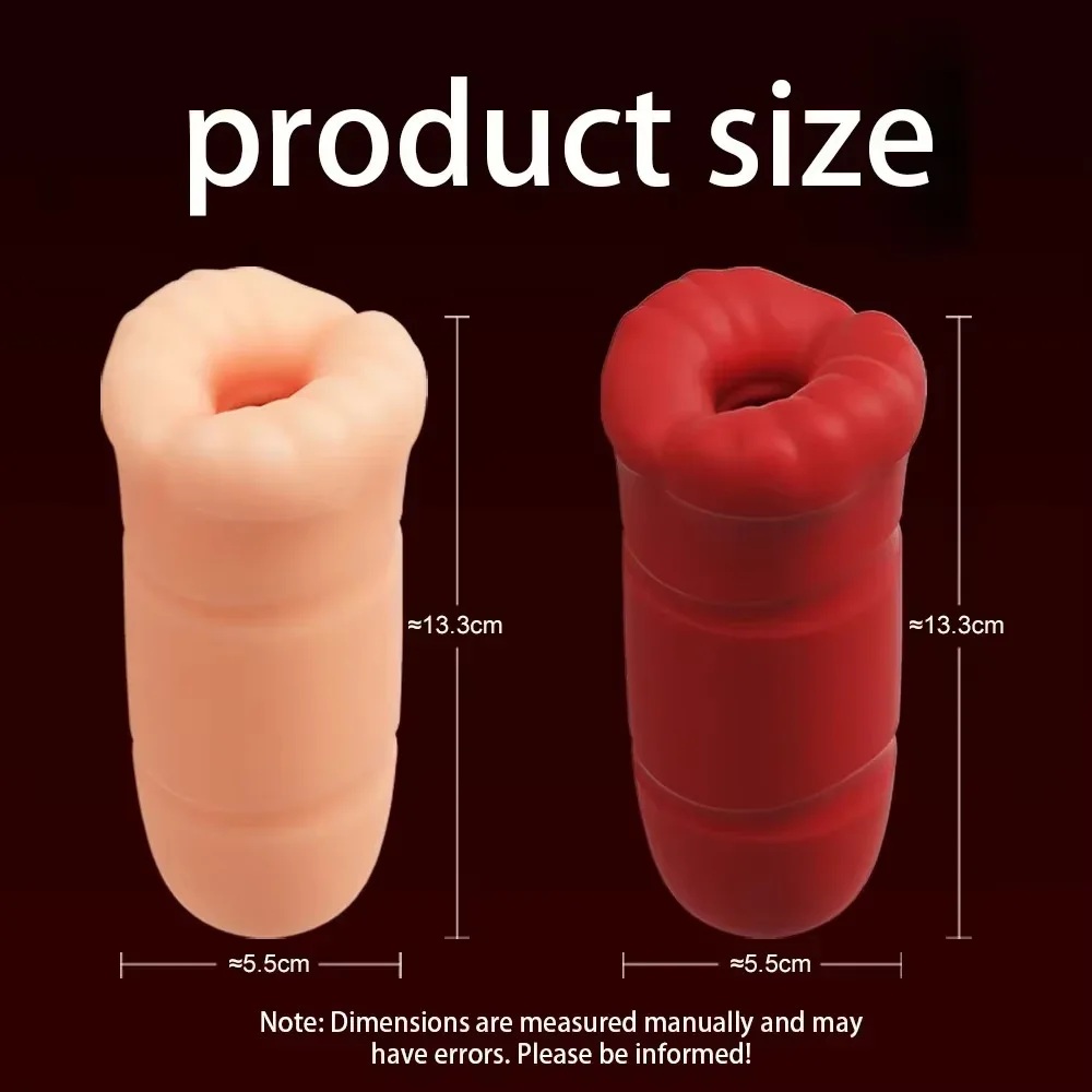 Manual Male Masturbation Cup Tongue Licking Stimulator Penis Massager Oral Sucking Blowjobs Machine Adult Sex Toy for Men view 4