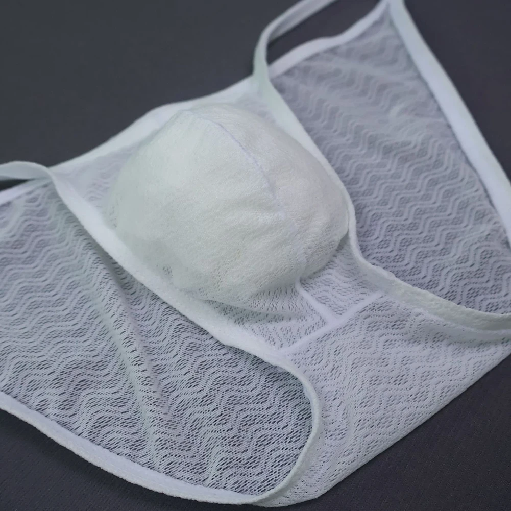 Men Sexy Jacquard Side Space Briefs Lace Transparent Underwear For Lingerie Men's Panties Ultra-Thin Bikini See Through Thong