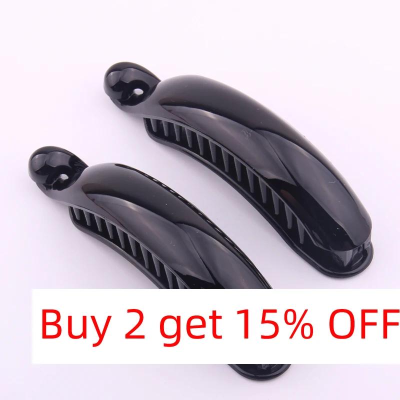 Newest Fashion Banana Hair Clip Rena Chris for Lady Black Plastic Tines Hair Pin Ponytail Holder Beauty Hair Hairgrips 9cm