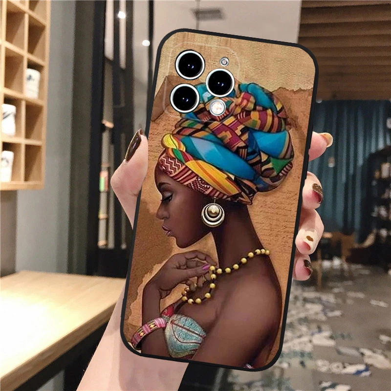 

Melanin girl Phone Case For iphone 17 Pro Air 17ProMax 16 15 14 13 Pro Max 16 15 14 13 Pro 15Plus