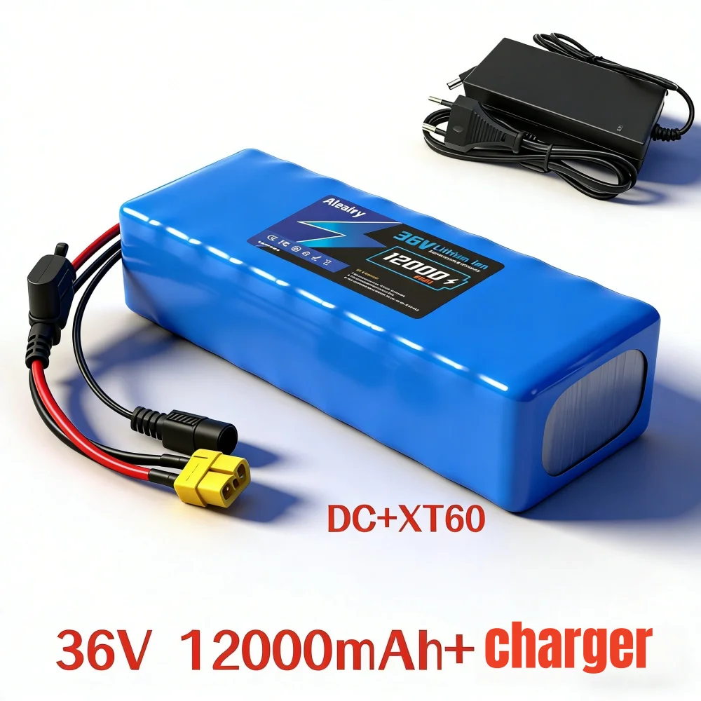 

36V 10S4P 12Ah 18650 Lithium Ion 42V Battery Pack12000mah high power cell Built - In BMS Protection