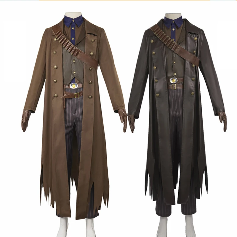 

Костюм для мужчин на Хэллоуин 2025: Осенний коричневый ковбойский наряд, вампир, зомби, гуль, косплей Купера Ховарда