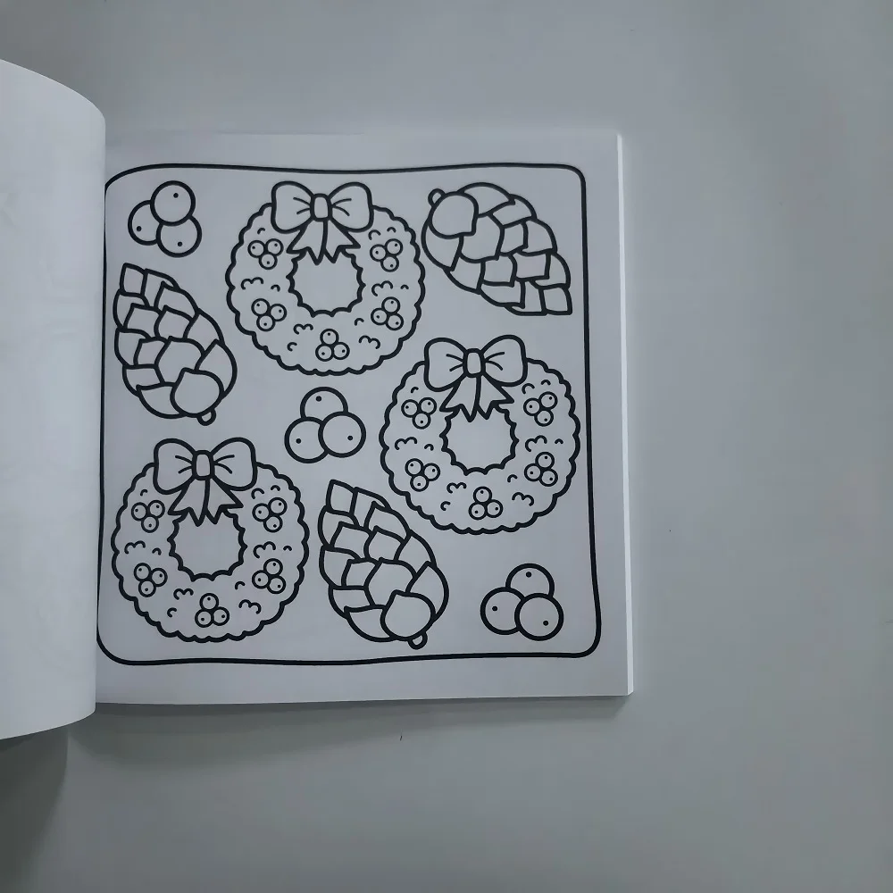 كتاب تلوين عيد الميلاد للبالغين والأطفال - هدية مثالية لتخفيف التوتر على العطلات الفنية للحفلات وأعياد الميلاد