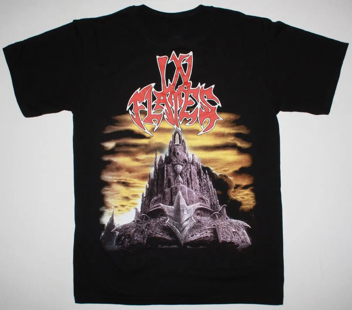 IN FLAMES THE JESTER T-shirt Black Men All size S410