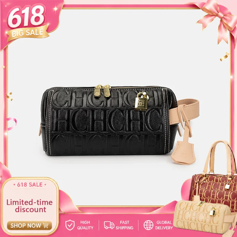 

CH Brand Summer New Women's Makeup Bag High-end Feel 2026 Versatile Letter Printing Design Women Must-have Makeup Bag