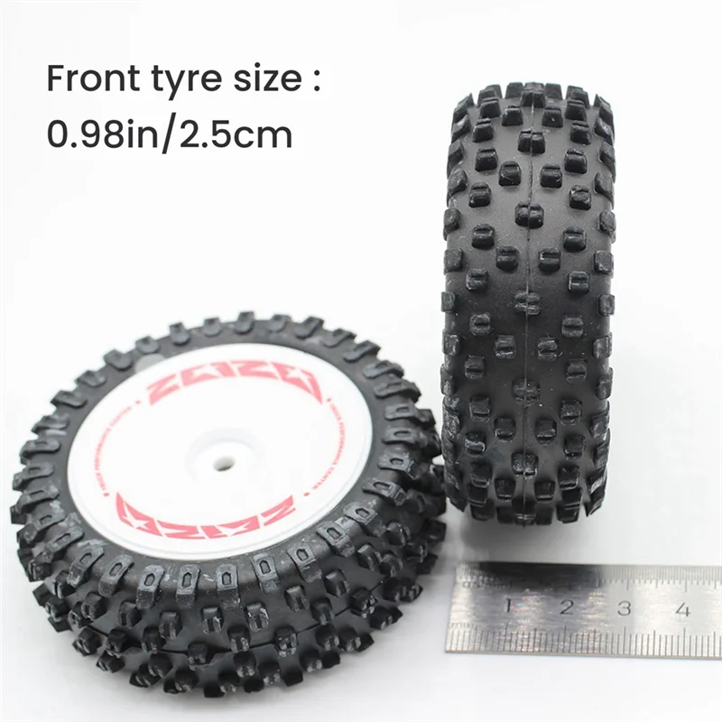 AS96-RC Car Spare Parts Front Rear Tires For Wltoys 1/12 124008 DIY RC Car Upgrade Parts