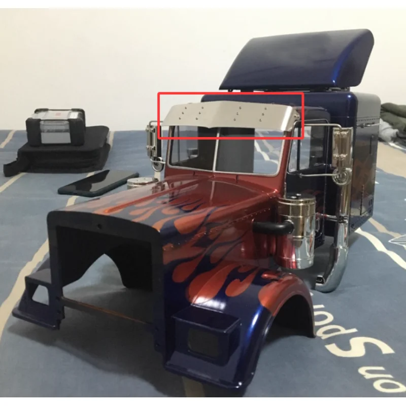 

Модель LESU GW-K021 RC Металлический солнцезащитный козырек Запчасти для 1/14 Tamiya King Hauler Grand Hauler Трактор Грузовик Diy RC Аксессуары