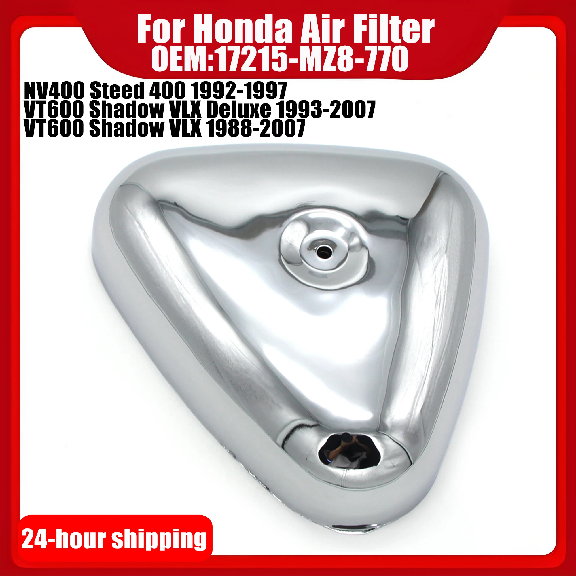 

Motorcycles Air Filter For Honda NV400 Steed 400 VT600 Shadow VLX/VLX Deluxe OEM:17215-MZ8-770 Air Filter