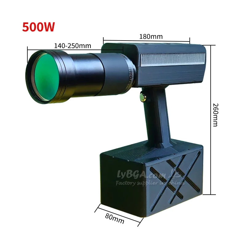 LY جديد 400 واط 500 واط ثلاثية الأبعاد مطبوعة يده الكل في واحد ليزر عن بعد الشاعل مخصص دليل التركيز حماية درجة الحرارة مكافحة الآفات