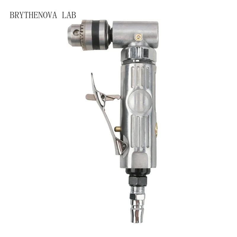 Right Angle Air Punch Drill Mini Pneumatic Drill 90 Elbow Degree Air Machine Grinding Polisher Mill Engraving Machine