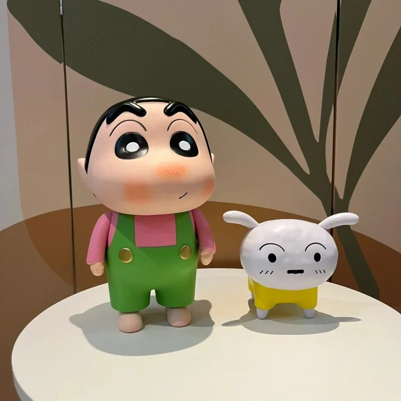 Crayon Shin-Chan Anime Figura Tabletop Ornamento, Boneca Bonito Criativo, Hipster Play, Modelo PVC, Crianças Toy Presente, Fazer Cura