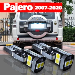 For Mitsubishi Pajero V80 V93 V97 V98 2007-2020 Accessories 2pcs LED License Plate Light 2010 2011 2012 2013 2014 2015 2016 2017