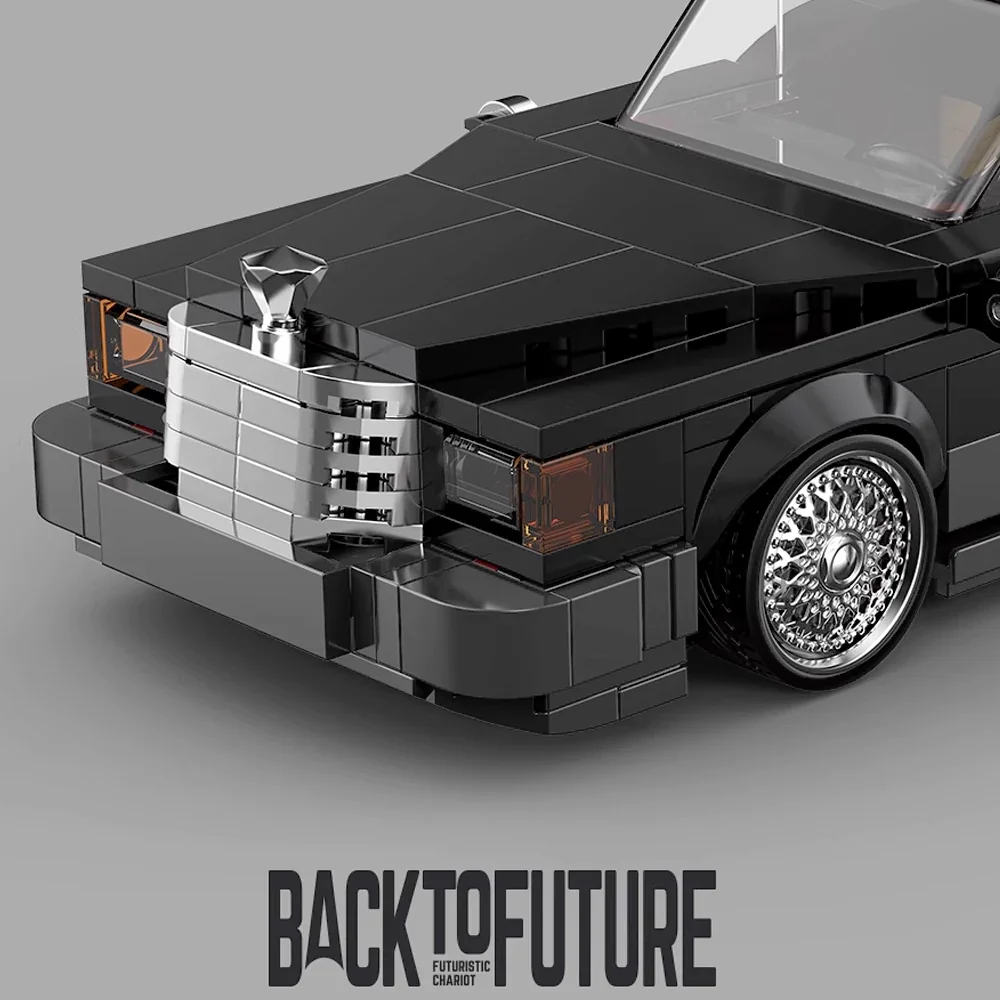 627個 タイムトラベルカー バック・トゥ・ザ・フューチャー ビルディングブロック SF映画モデル 収納ボックス付き STEM教育玩具 大人 子供用