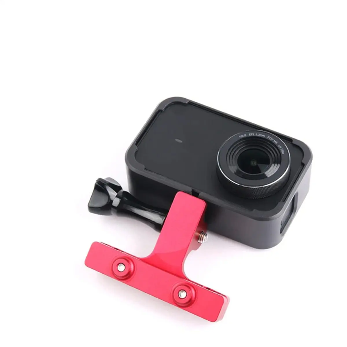 

(ABYM) For Gopro Accessories Bike Seat Tail Mount Rear CNC Aluminum Bicycle Back Holder for Go Pro Hero 9 8 5 Black