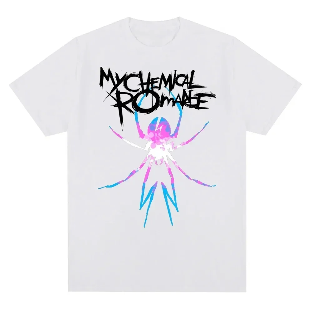 Camisetas de algodón 100% con estampado de My Chemical Romance Mcr, camisa de gran tamaño de alta calidad, Punk, Emo, Rock, Tops góticos de moda de verano