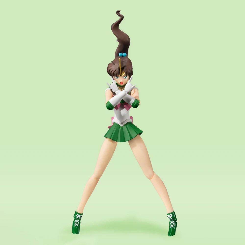 In Stock Original Bandai SHFiguarts Sailor Moon Sailor Jupiter Kino Makoto Michiru Figure Anime Genuine Action Model Toy