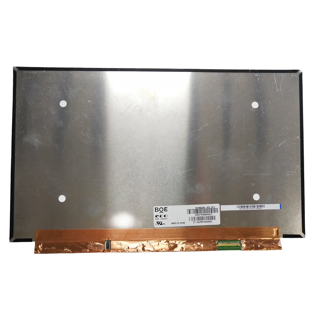 

UHD 40 Pins LCD Display Panel NV156QUM-N72 IPS 72% NTSC 4K 3840*2160 15.6 Inch Laptop Screen Replacement