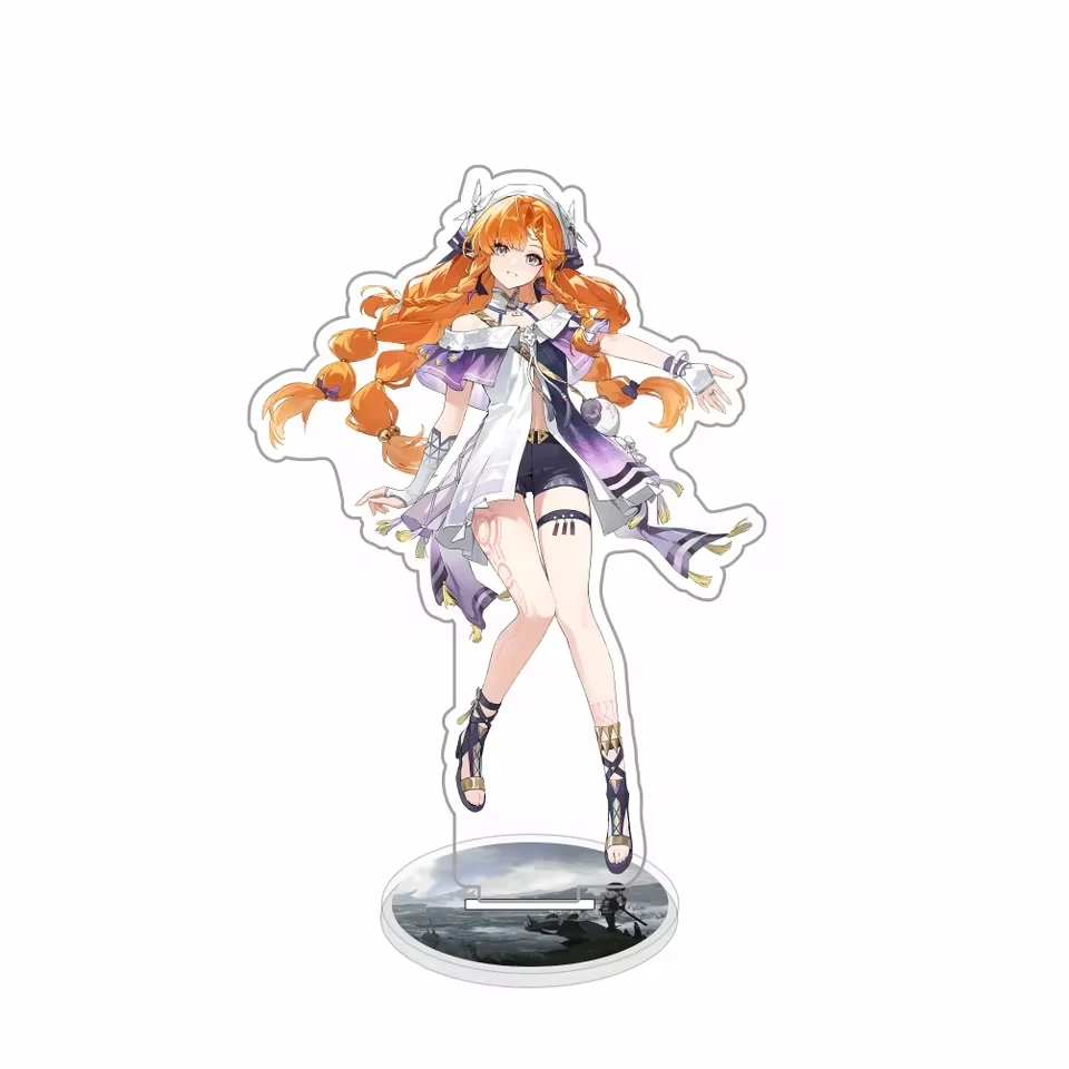 Game Wuthering Waves Acrylic keychain Stand Model Galbrena MORNYE LYNAE IUNO  JINHSI CHANGLI Figure Cosplay Display Gifts