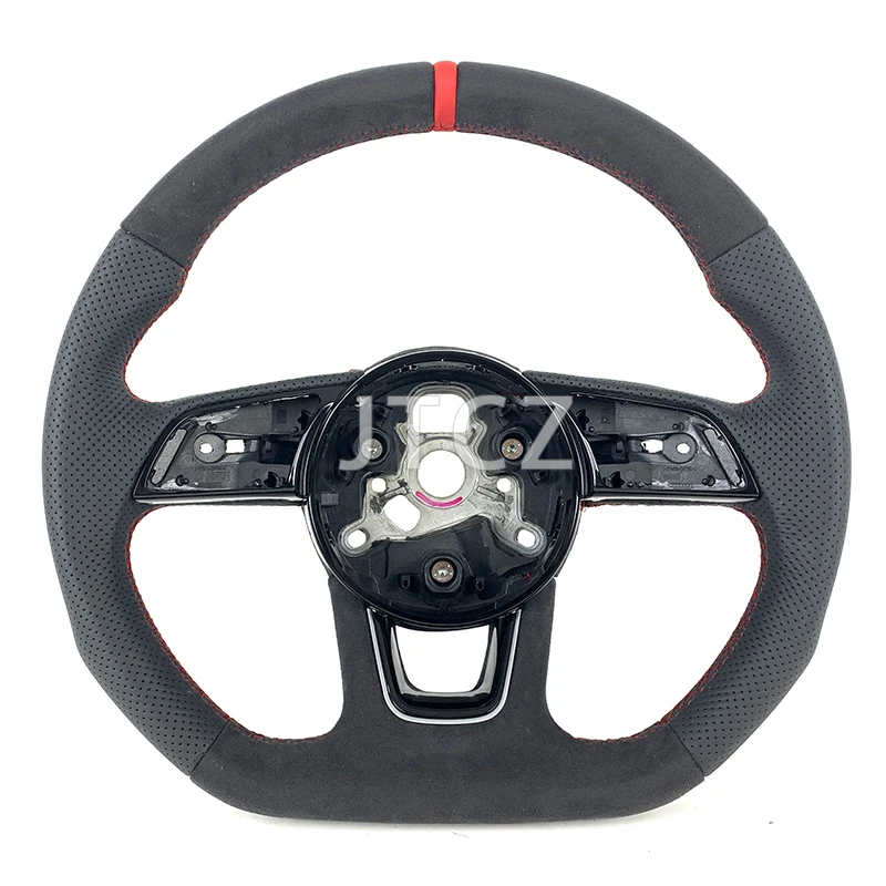 

Углеродное волокно алькантара замша перфорированный кожаный руль для Audi A4 B9 A5 A3 S4 S5 RS4 RS5