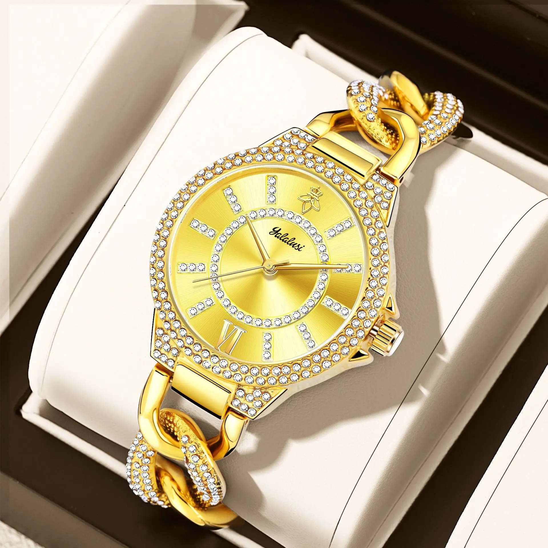 Fashionable casual women's quartz watch, new cross-border bestseller, eco-friendly material women's wristwatch