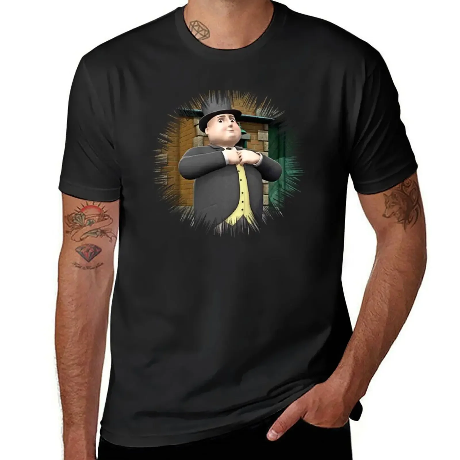 The Fat Controller Sir Topham Hatt T-Shirt sports fans anime t shirts street wear plain t shirts men