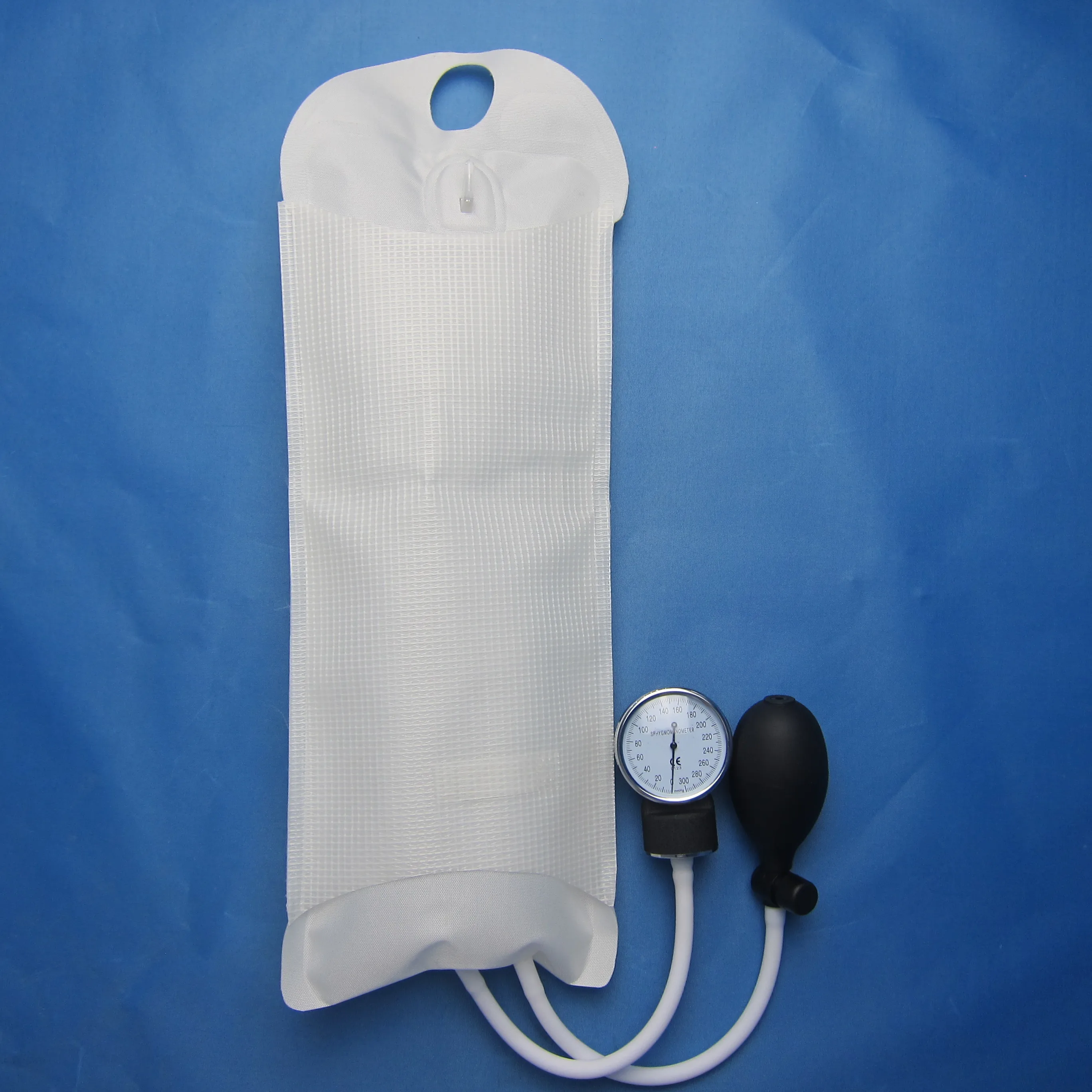 Medical Pressure Infusion Bag 1000ml For QUALITY FLUID With Gauge and Buld 0-1000 Mbar