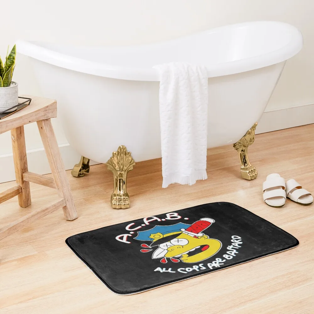 

All Cops Are Bastards Bath Mat Non-Slip Bathroom Mat Rugs For Bathroom