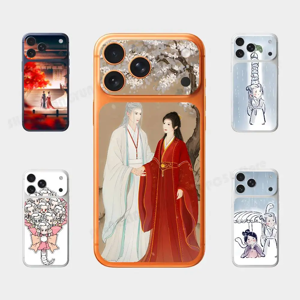 

Drama XiaoYao Plain Decal Skin For IPhone17 Pro ProMax Back Film Cover Wrap Anti-scratch Durable Sticker