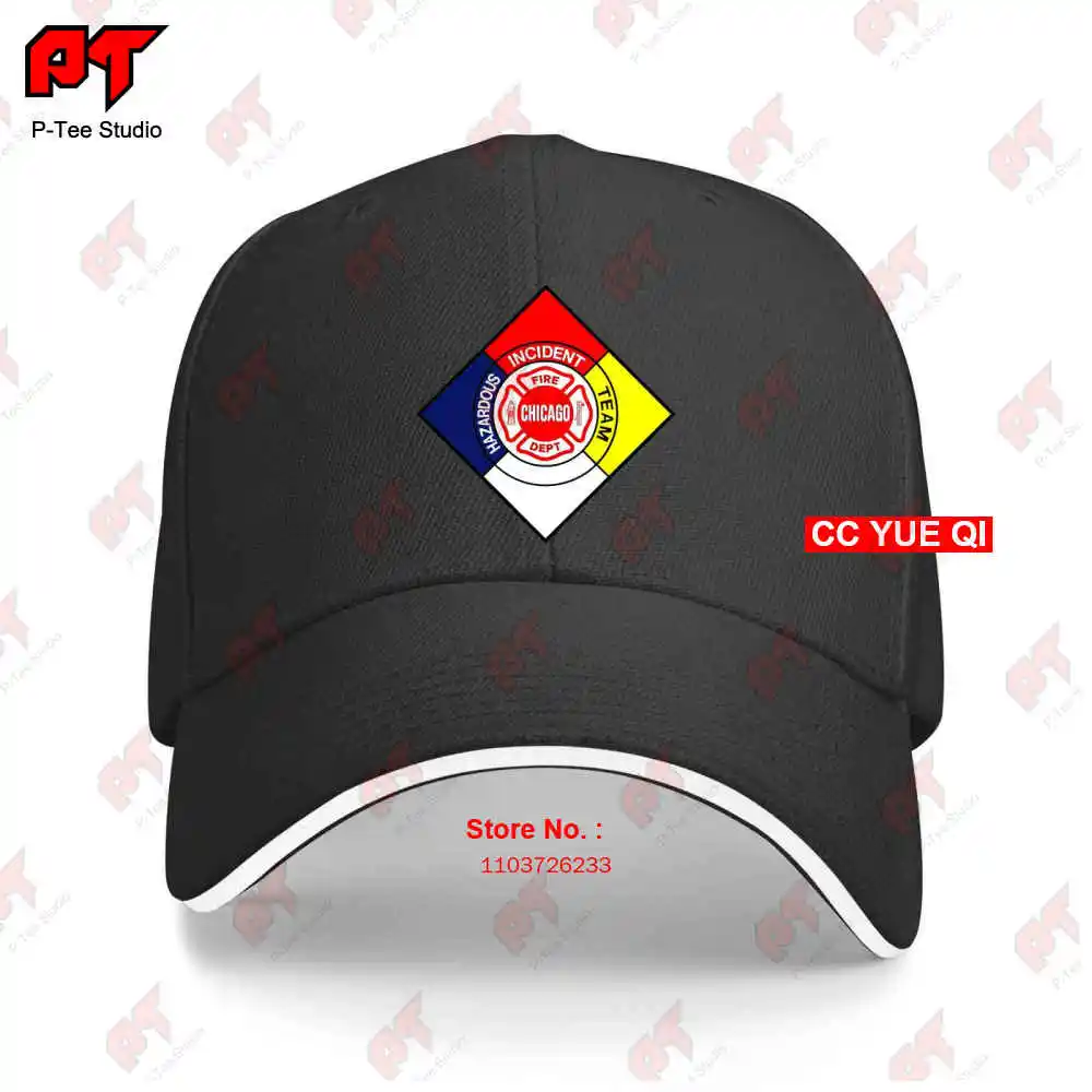 New Fire Department Chicago Hazardous Special Operations Firefighter Baseball Caps Truck Cap VUIM