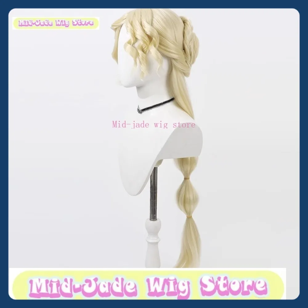 منتصف اليشم شعر مستعار مخزن الهوية الخامس الكاهنة Yog-Sothoth Emissary شعر مستعار تأثيري أنيمي لعبة لعب الأدوار الشعر الاصطناعية حفلة الهالوين #4