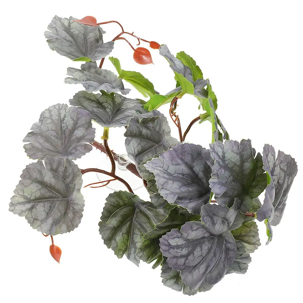 

Artificial Hanging Plants for Reptile Terrarium Decor Lifelike Snake Habitat Supplies Easy Clean Safe Pets Indoor