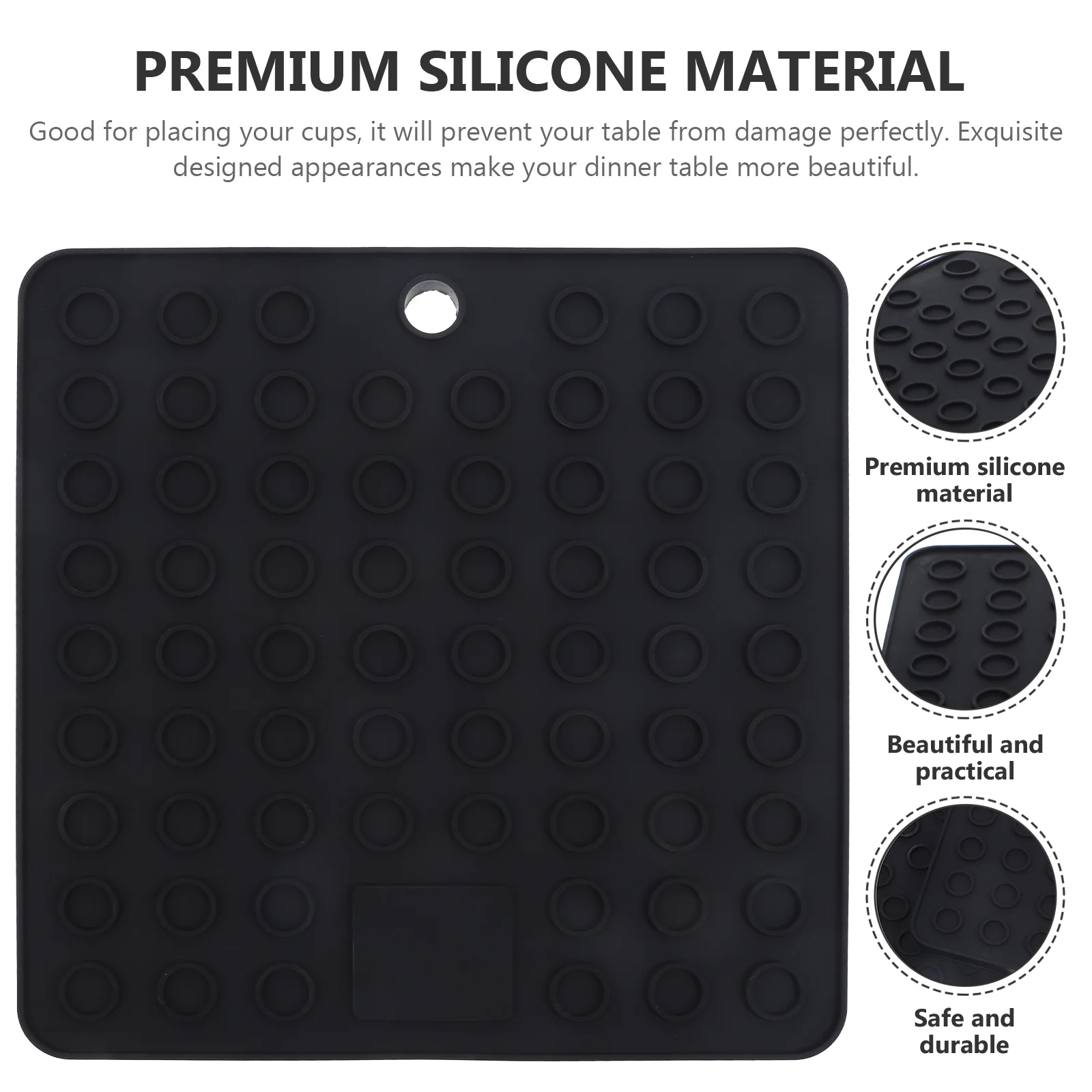 

2 шт., набор силиконовых ковриков для сушки, кухонная столешница, коврик для слива посуды, термостойкий для чашек, мисок, тарелок, коврики для посуды для бара