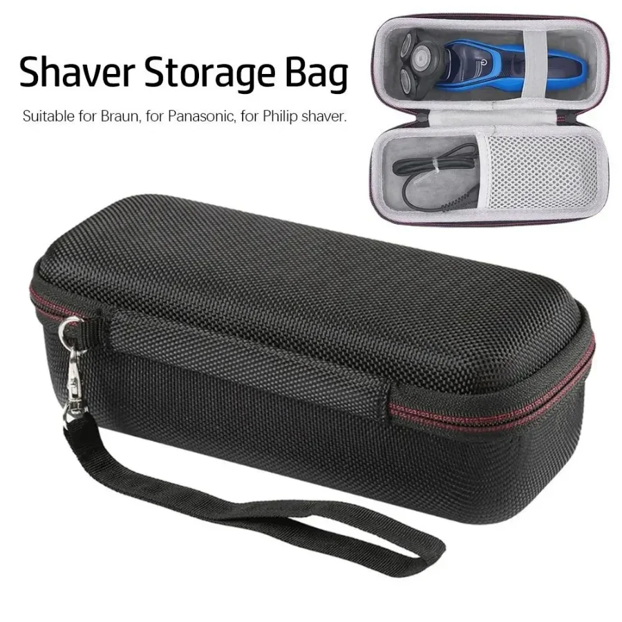 

EVA Shaver Protective Case Shaver Storage Bag Zipper Travel Box for Philip Electric Shaver