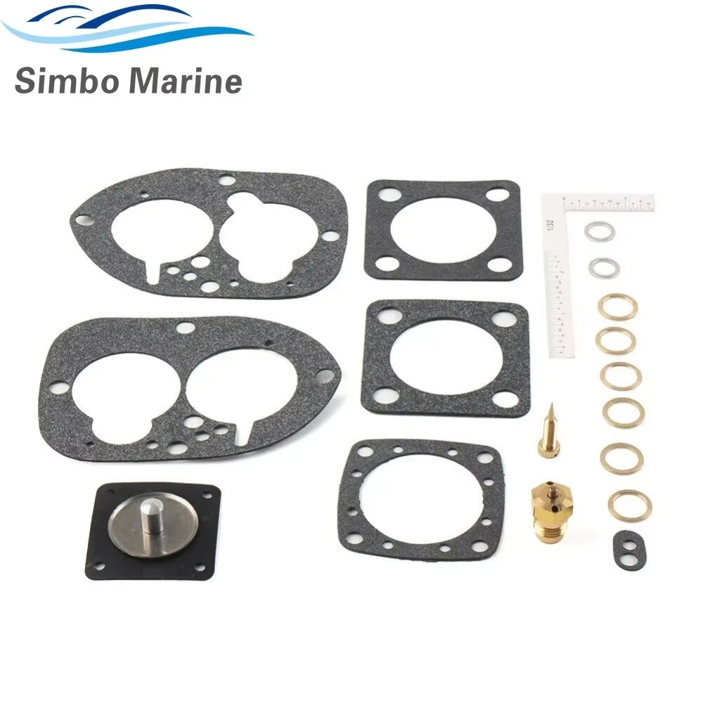 Kit de carburador para Solex 44PA1 para Volvo Penta Inboard Marine AQ BB 856471 856472
