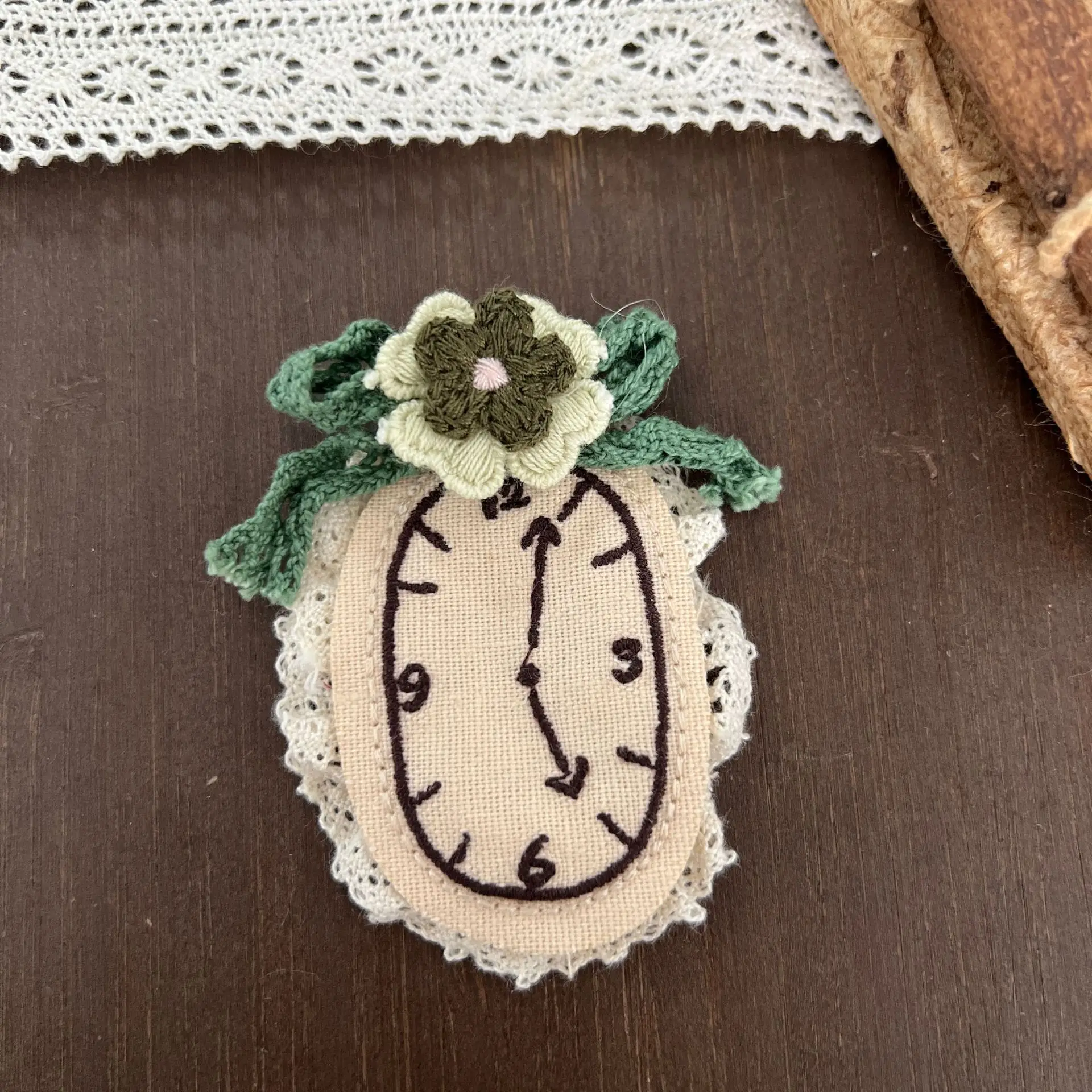 Fabric Brooch  New Korean Forest Fabric Rabbit Lace Patch Kids Clothing Brooch Bag Embellishment DIY Accessory For Children - view 6