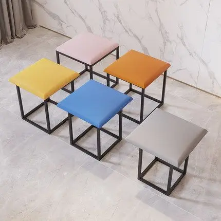 Multifunctional Rubik's Cube Stool Creative 5-in-1 combination stool Household small apartment low stool storage sofa chair
