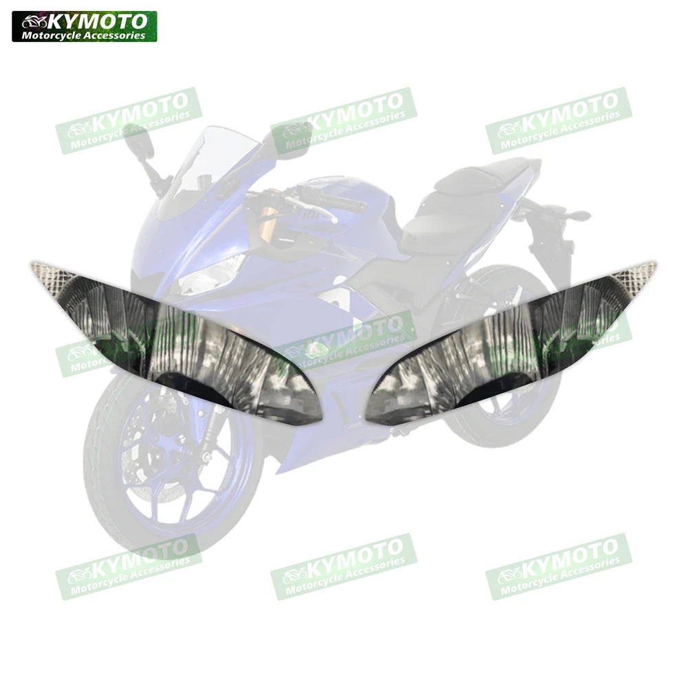 

Suitable for Yamaha R3-19 R3 19 motorcycle decorative decals track version headlight sticker headlight protective film
