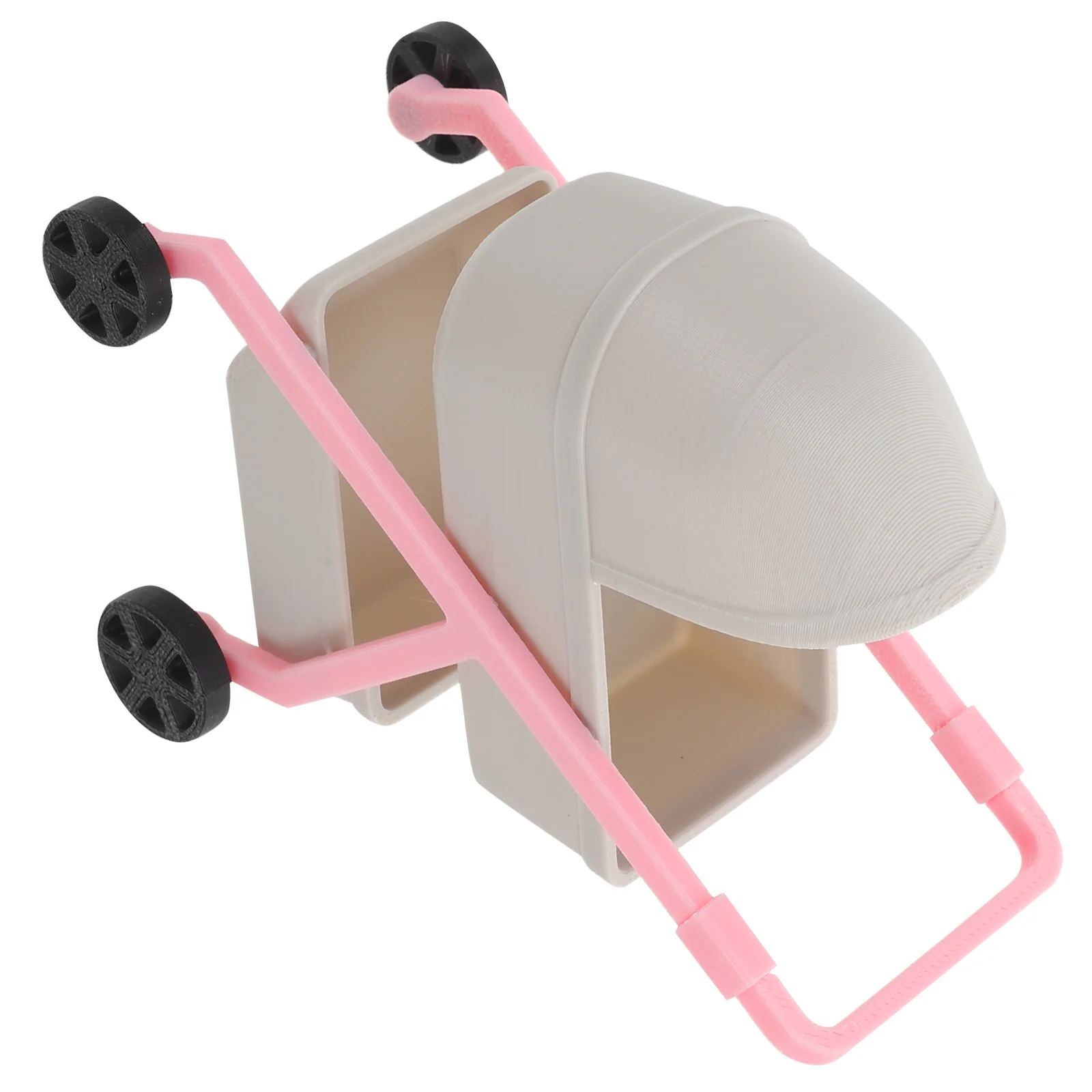 

1:12 Miniature Baby Carriage Plastic High Simulation Dollhouse Stroller for Kids Imaginative Play Dollhouse Accessory
