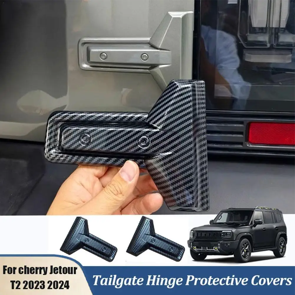 2Pcs/Set For Cherry Jetour Traveler 2023 2024 Tailgate Hinge ABS Modification Styling Accessories