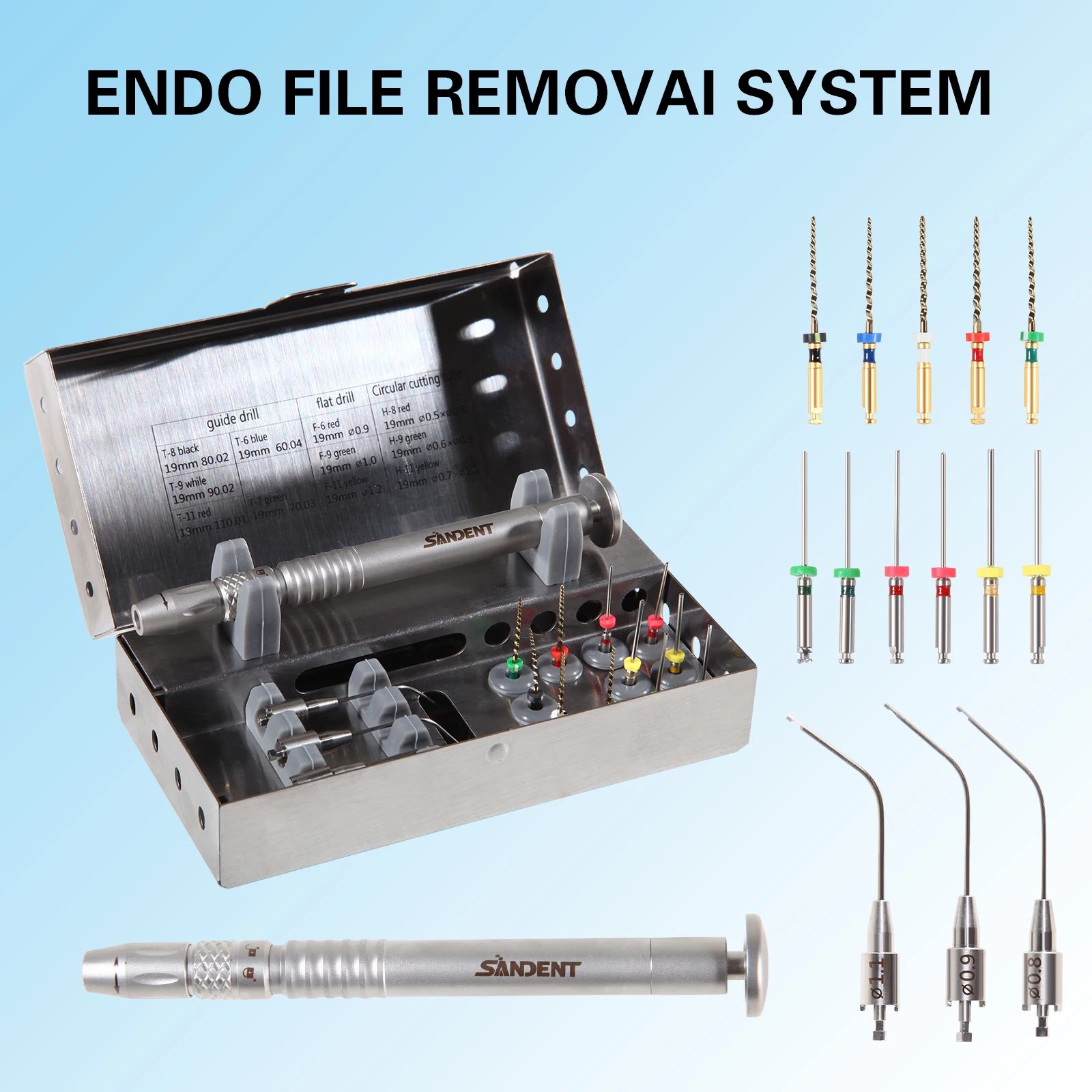 Dental Root Canal File Extractor Endo Broken Files Removal System Holder Tools For Root Canal Treatment