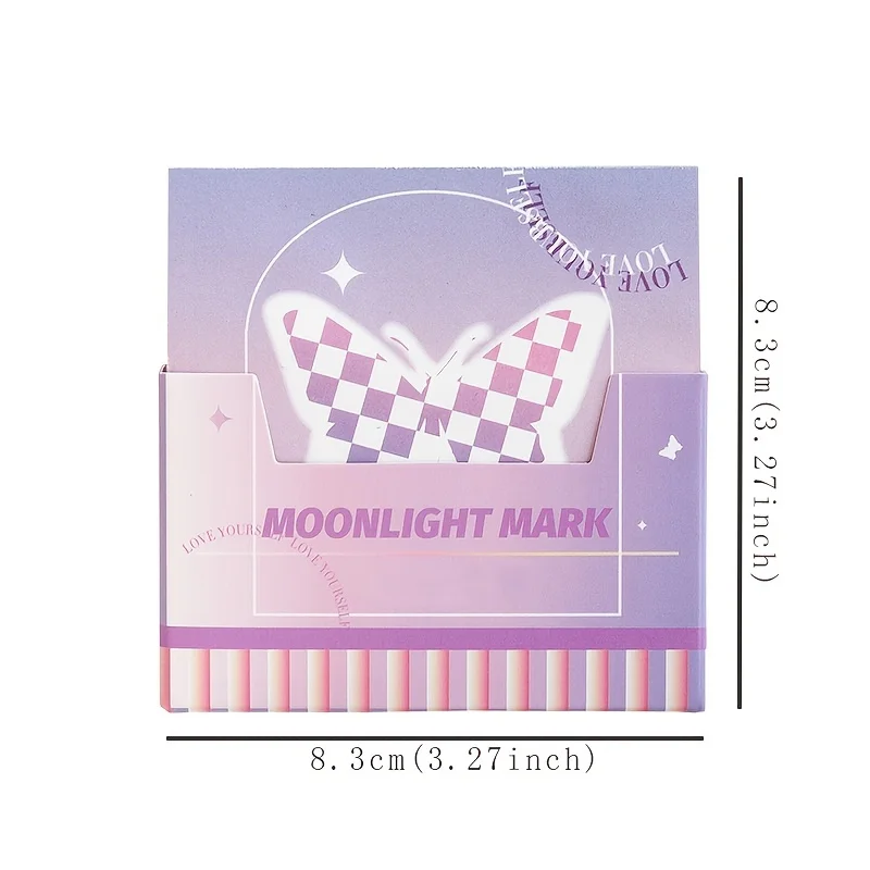 400 Sheets Non-Sticky Notes Grid Message Notes Schedule Reminders DIY Collage Material