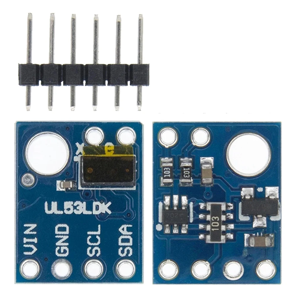 VL53L0X Time-of-Flight (ToF) Ranging Sensor Breakout 940nm GY-VL53L0X V1/V2 Distance Module I2C IIC GY-530 3.3V/5V